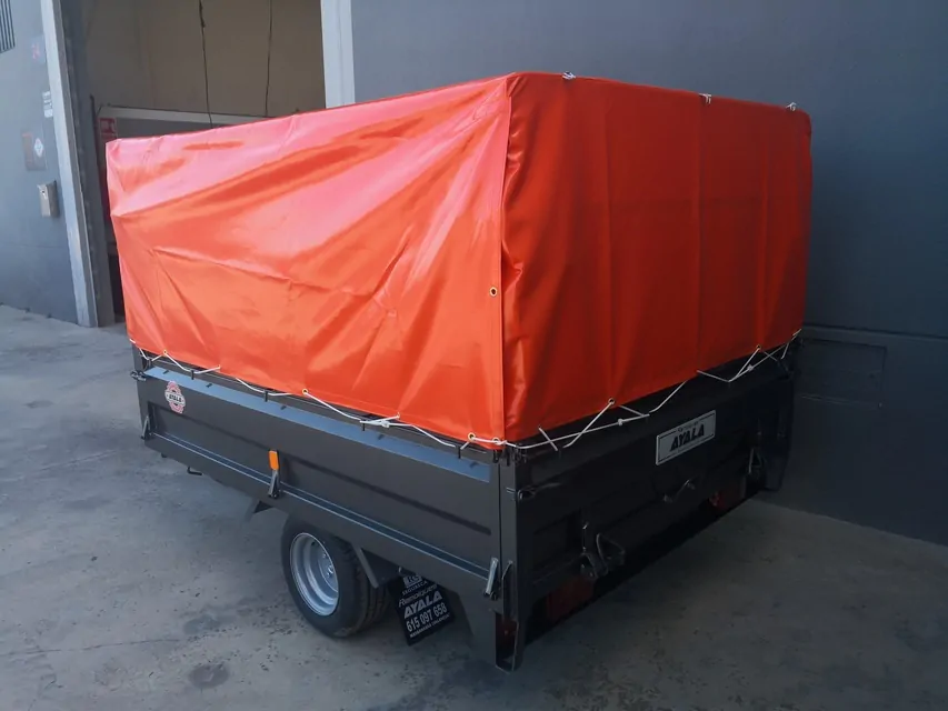 Remolque basculante hidraulico – Ruedas por debajo – Mma 750 kg - Imagen 2