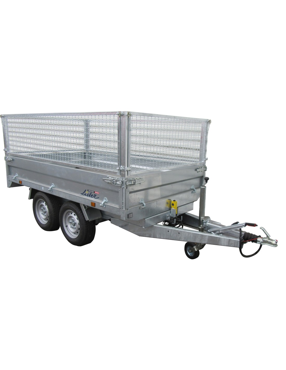 REMOLQUE VOLQUETE 2500 KG 322 X 170 VOLQUETE ELÉCTRICO + BOMBA MANUAL 39610PE - Imagen 4