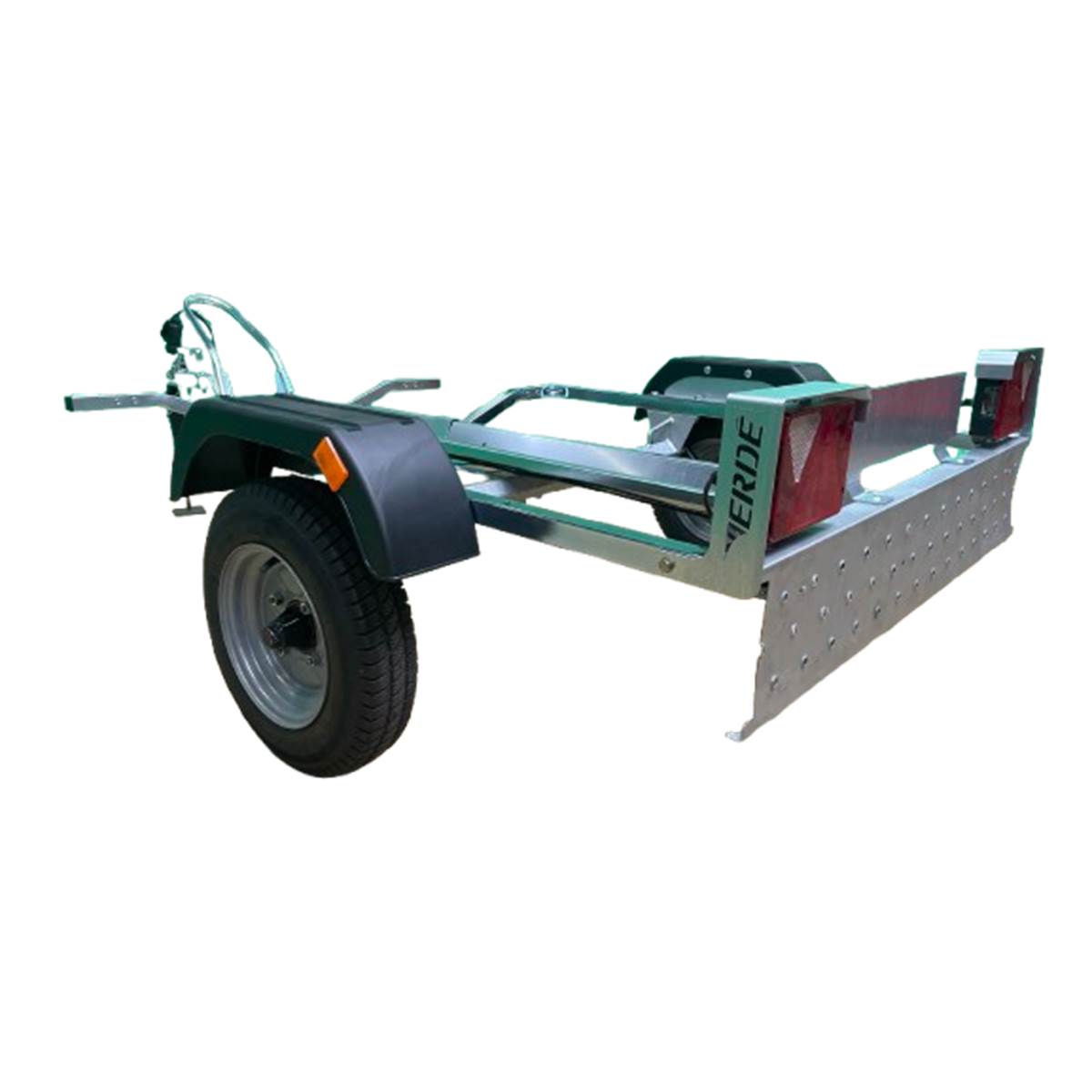 Remolque portamotos ERDE PM320 con rampa integrada - Imagen 3